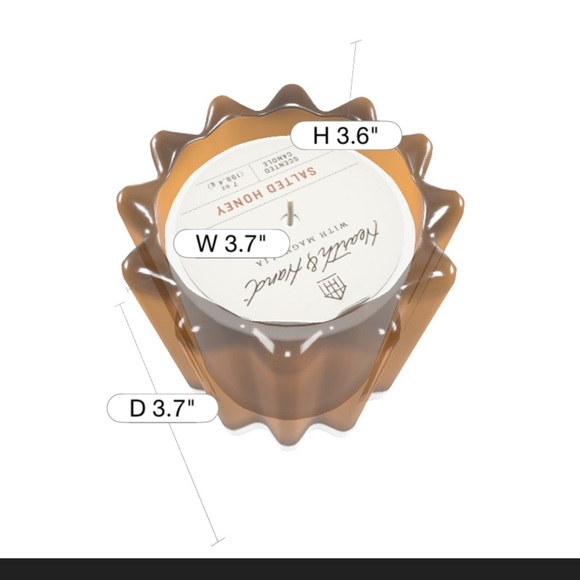 Hearth & Hand with Magnolia Soy 28hr Burning Candle Scent  Sea Salted Honey - Picture 4 of 6